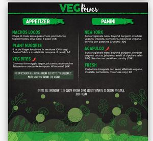 Nuovo menù vegan at Ritual Bar in Bussolengo