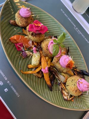 vegan Polpettine   at Chi Burlaz Garden in Rimini