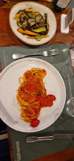Spagettone at Chi Burlaz Garden in Rimini