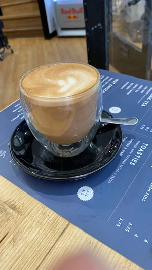 Oat flat white!  at The Tiny Tasting Room in Exeter