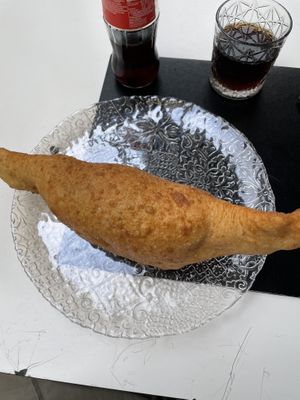 Half pizza  at Isabella De Cham in Naples