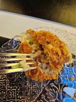 frittatina at Isabella De Cham in Naples