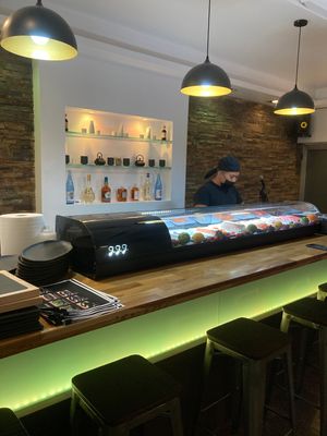 Sushi Bar at Niji Bar in Sitges