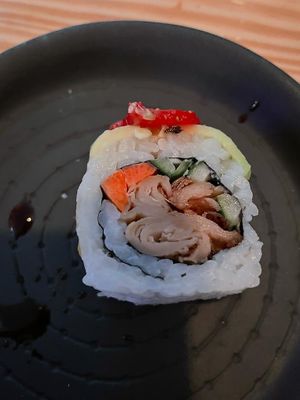 Vegan chicken!  at Niji Bar in Sitges