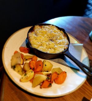 Vegan shepherds pie at Biddy Mulligans in Edinburgh