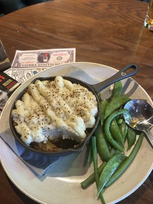 Delicious vegan haggis and lentil shepherds pie - couldn’t resist a bite before I took the pic!   at Biddy Mulligans in Edinburgh