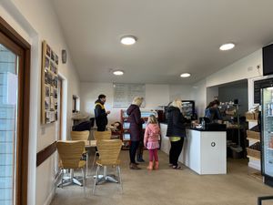 Counter   at Rosemarkie Beach Cafe and Exhibition in Fortrose
