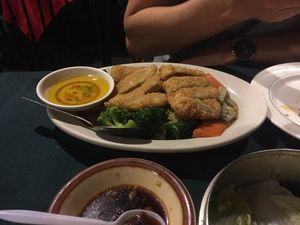 Phoenix chicken vegan  at New Harmony Vegetarian Restaurant in Philadelphia