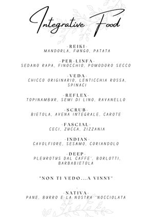 Menu OlisticHouse at OlisticHouse Vegan Experience in Florence