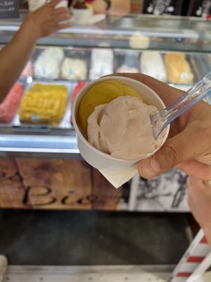 Litchi mango  at Glaces Raymond in Saint-jean-de-luz