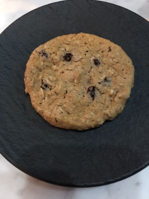 Vegan Oatmeal raisin cookie  at Gaia & Loki in Jersey City