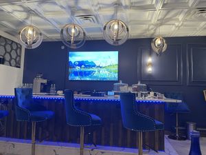 The bar area  at Gaia & Loki in Jersey City