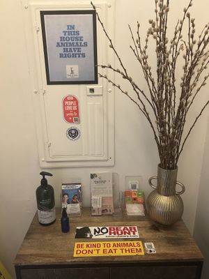 Cute decor at Gaia & Loki in Jersey City