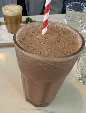 Smoothie choc  at Organico Juice Bar & Eatery in Liverpool