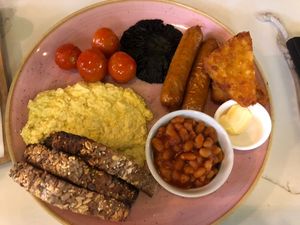 Organico breakfast  at Organico Juice Bar & Eatery in Liverpool