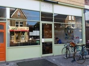 entrance at Milgi in Cardiff