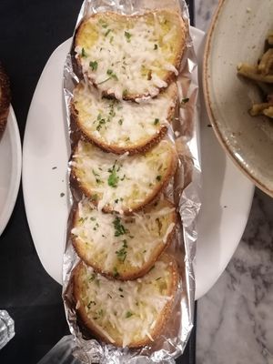 Cheesy garlic bread for two at Surfside in Sliema