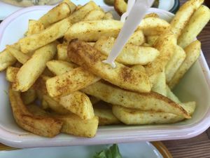 French fries at Veganarsist - Balat in Istanbul