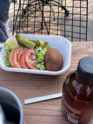 Stuffed ball at Veganarsist - Balat in Istanbul