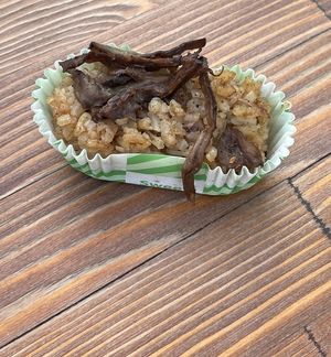 Oyster mushroom at Veganarsist - Balat in Istanbul