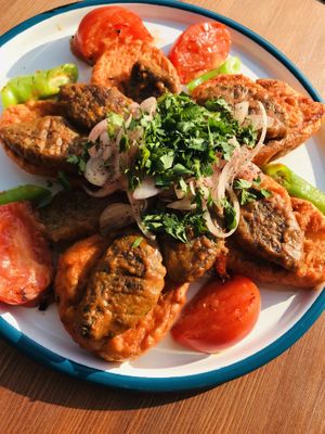 Vegan islama kofte at Veganarsist - Balat in Istanbul