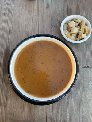 
Sevim’s Homemade Tarhana Soup♥️  at Veganarsist - Balat in Istanbul