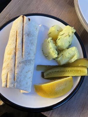 Gandalf Tantuni mini Wrap   at Veganarsist - Balat in Istanbul