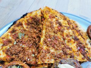 Lahmacun at Veganarsist - Balat in Istanbul