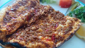 Balina Mehmet’s Lahmacun at Veganarsist - Balat in Istanbul