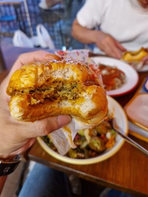 Islak Burger at Veganarsist - Balat in Istanbul