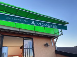 Rooftop terrace   at Veganarsist - Balat in Istanbul