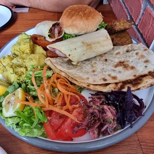 Jumbo combo at Veganarsist - Balat in Istanbul