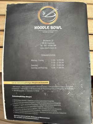   at Noodle Bowl in Augsburg