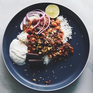 Vegan mole poblano at Jacob & the Spices in Copenhagen