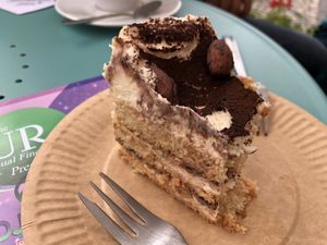 Veganes Tiramisu at Caffe Szept in Jelenia Gora