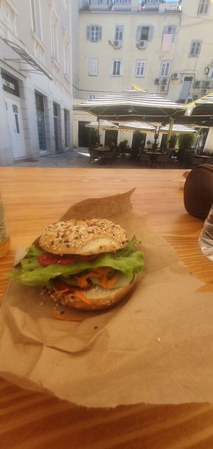 Vegan at Brooklyn Bagel Co in Split