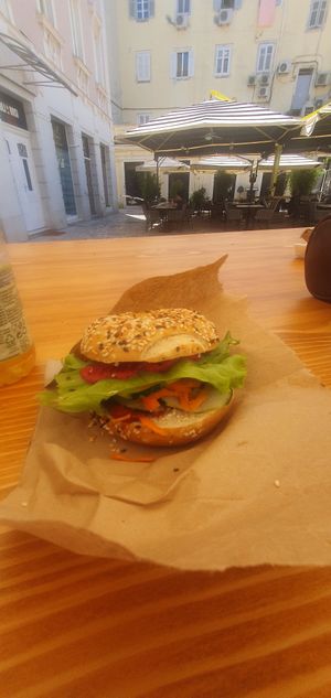 Vegan at Brooklyn Bagel Co in Split