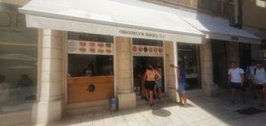 Shop front at Brooklyn Bagel Co in Split