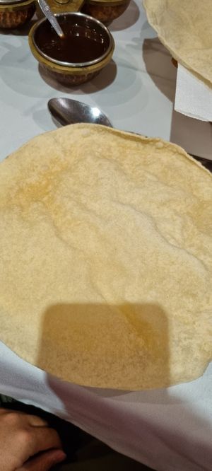 Popadum at Spice Lounge in Albufeira