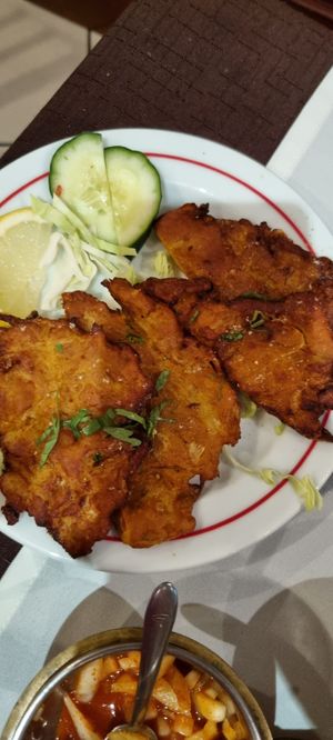 Onion bhajis at Spice Lounge in Albufeira