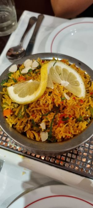 Veg Biriyani at Spice Lounge in Albufeira