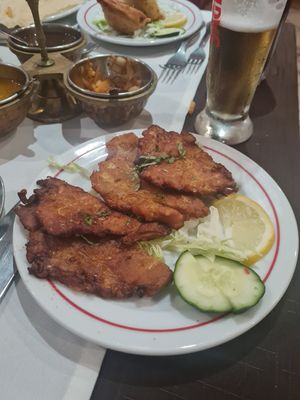 Onion bhajis at Spice Lounge in Albufeira