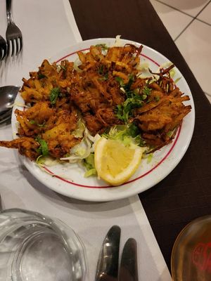Onion Bhajis at Spice Lounge in Albufeira