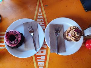 Cakes at Maranui Surf Life Saving Club Cafe in Wellington