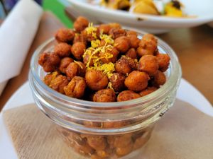 Crispy chickpeas at Margo's in Santa Monica