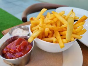 French fries at Margo's in Santa Monica