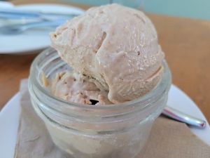 Horchata ice cream at Margo's in Santa Monica