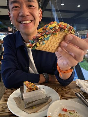 The choco taco is out of this world!!!! at Margo's in Santa Monica