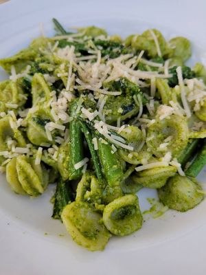 Pesto Pasta  at Margo's in Santa Monica