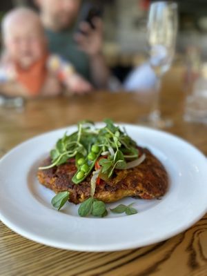 The delicious frittata  at Margo's in Santa Monica